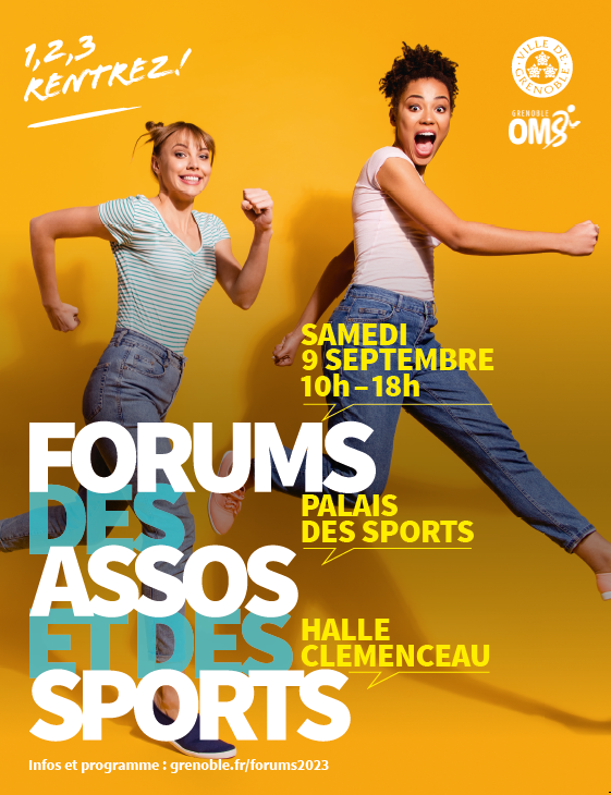 Affiche - Forum des Sports à la Halle Clémenceau le samedi 9 septembre de 10h à 18h