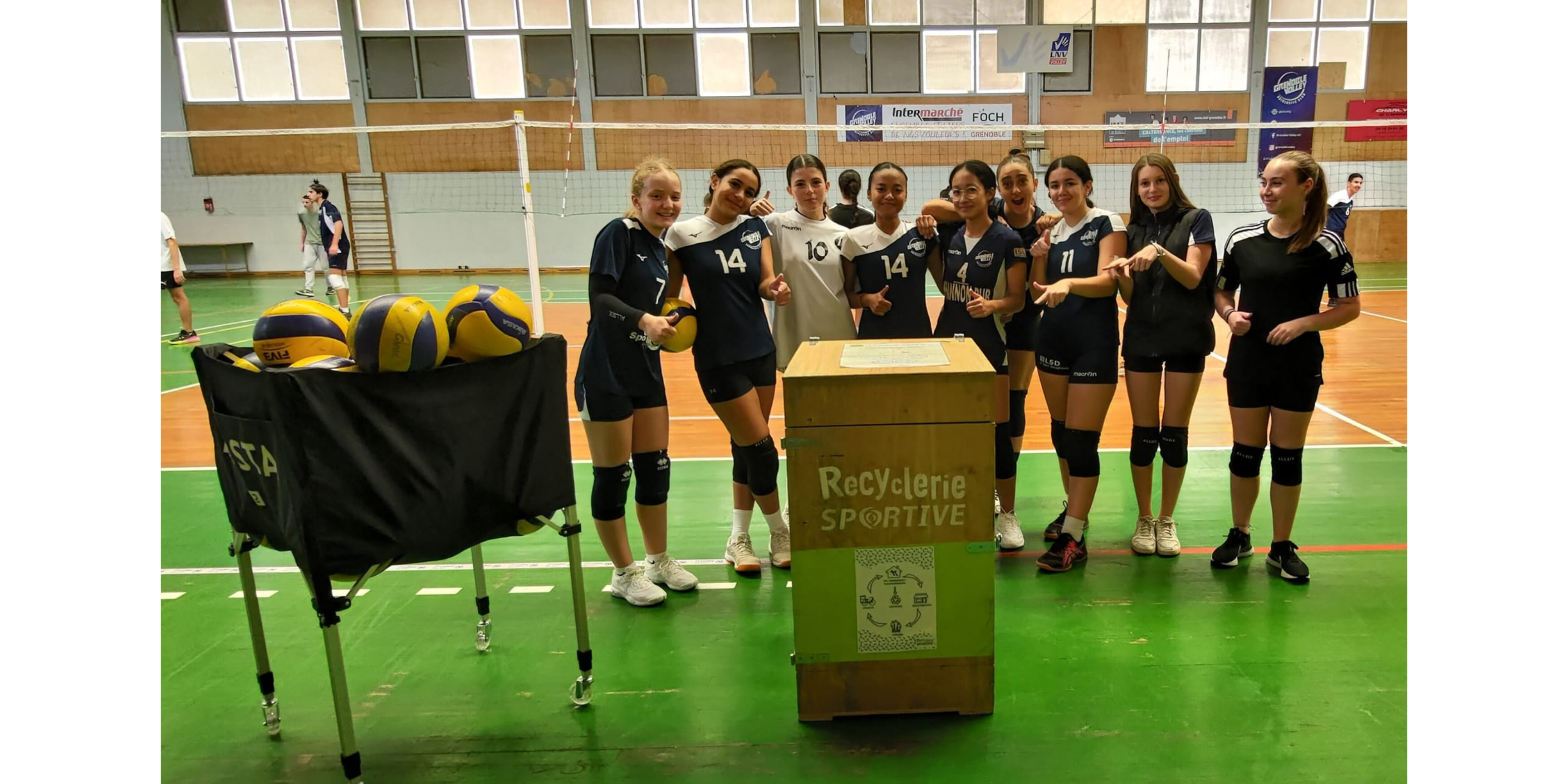 Une éco-box prend ses quartiers au Grenoble Volley UC
