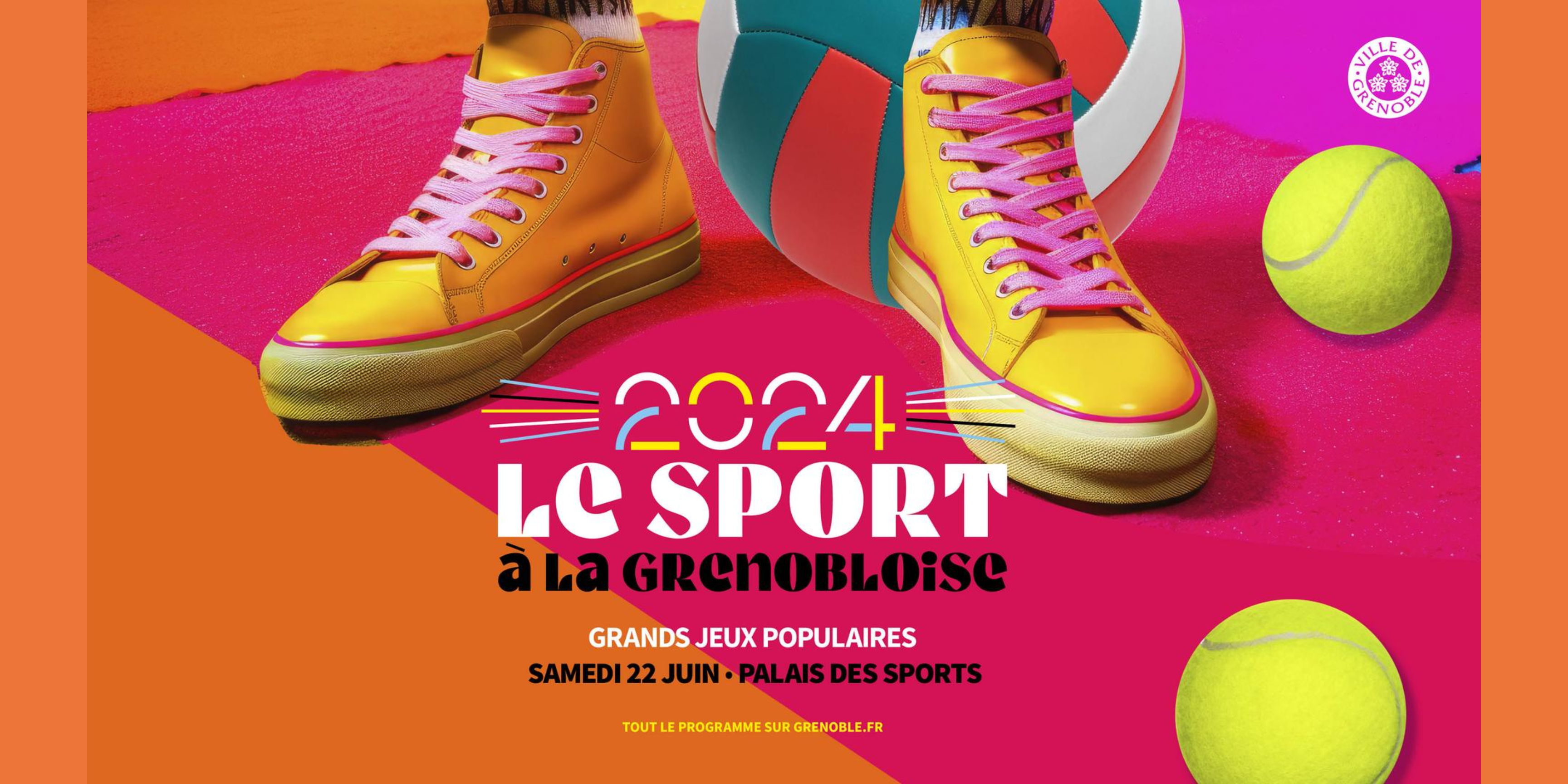 Le sport à la Grenobloise durant les Grands Jeux Populaires de la ville de Grenoble organisé le 22 juin 2024