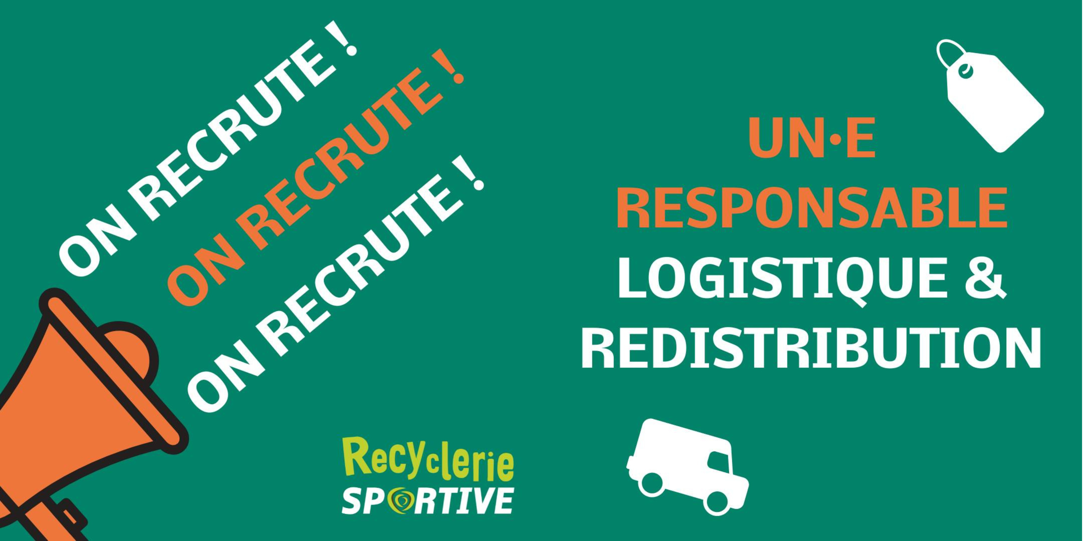 Le Recyclerie Sportive de Grenoble recherche un-e responsable logistique et redistribution