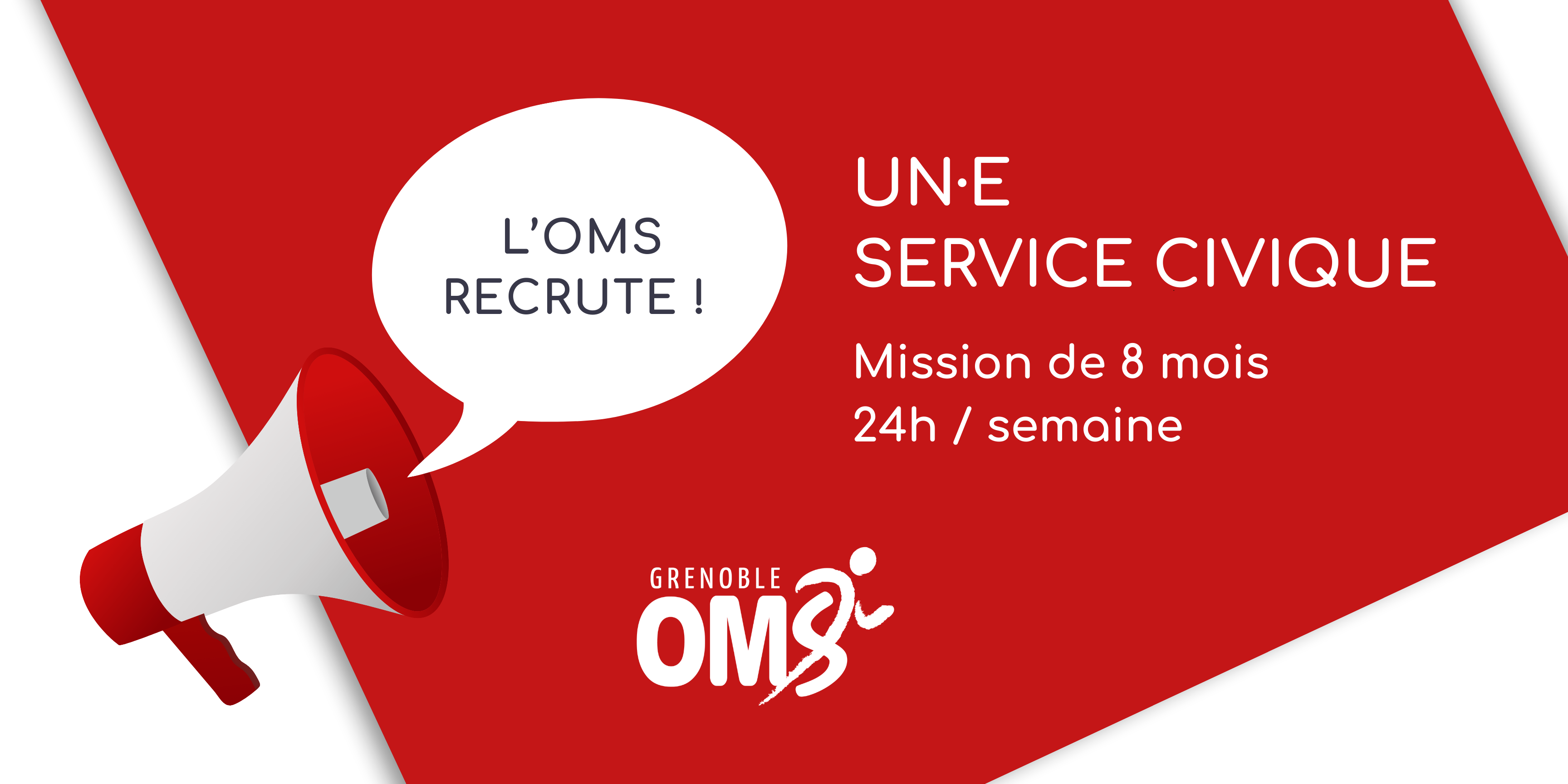 L’OMS recrute un-e Service Civique !