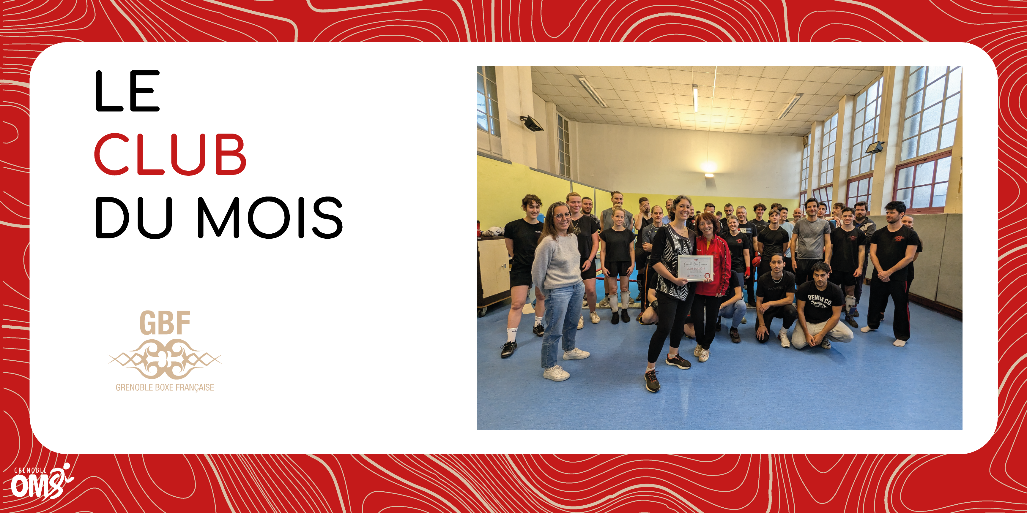 Club du Mois d’octobre : Grenoble Boxe Française honorée