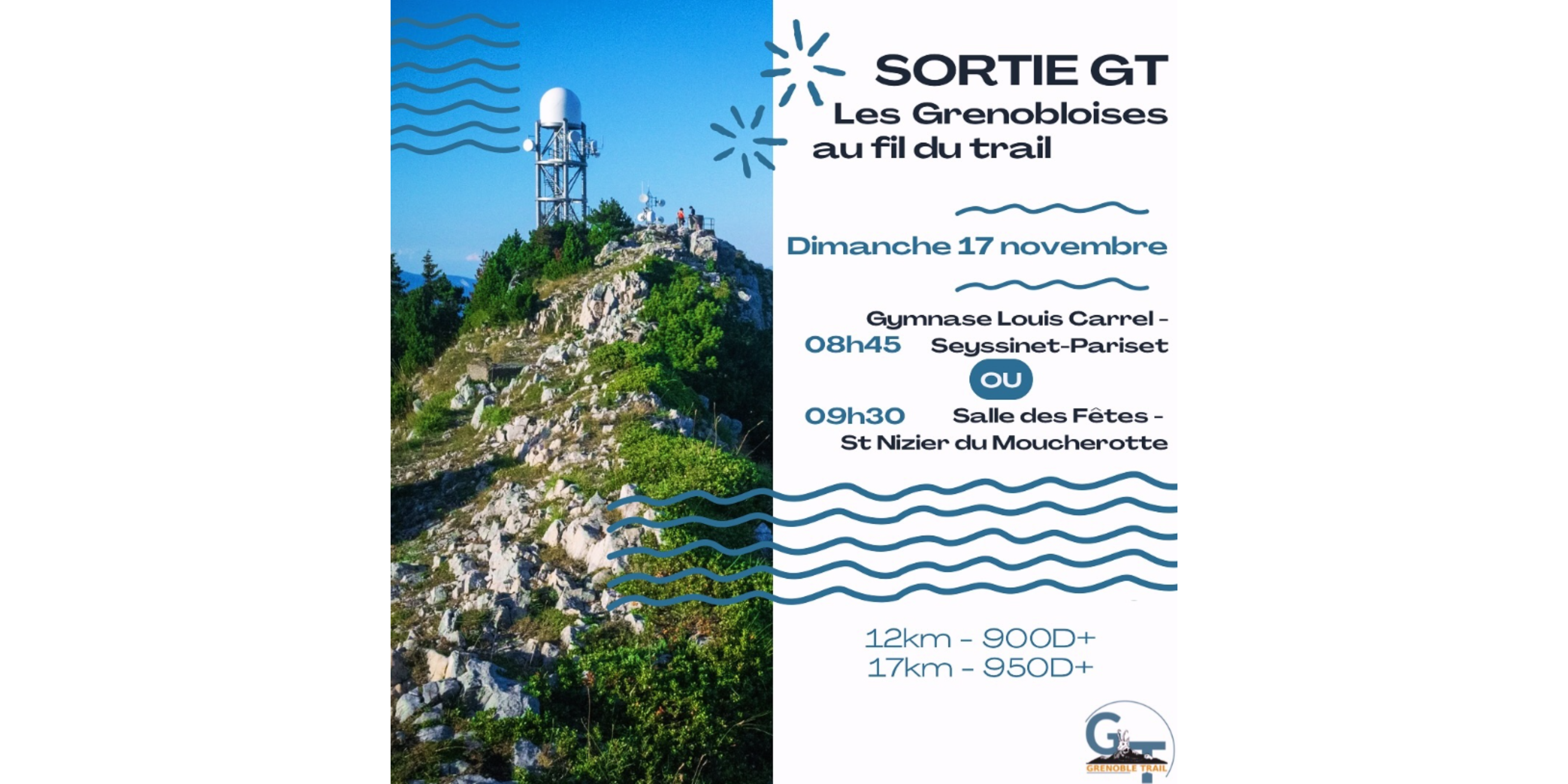 Les Grenobloises au fil du trail par Grenoble Trail le 17 novembre 2024