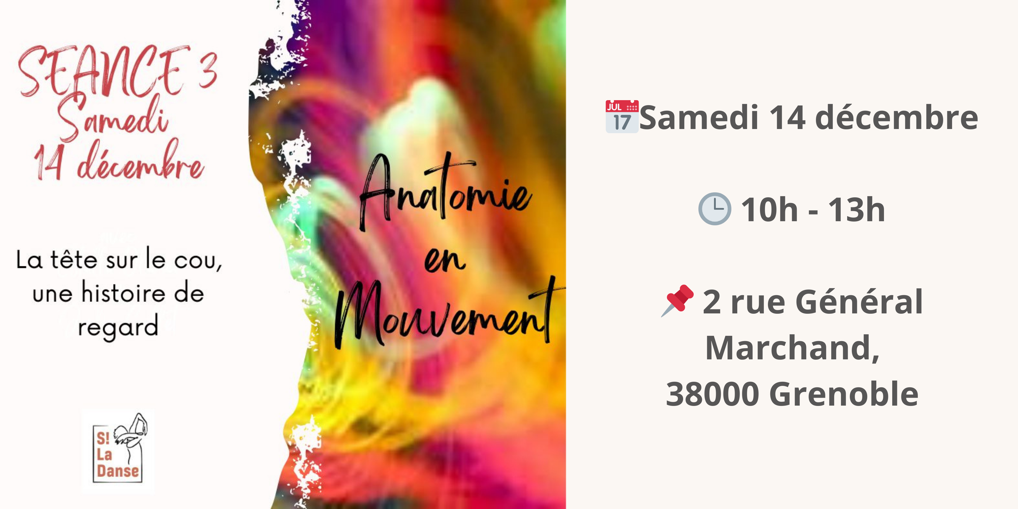 Atelier de danse le samedi 14 décembre 2024