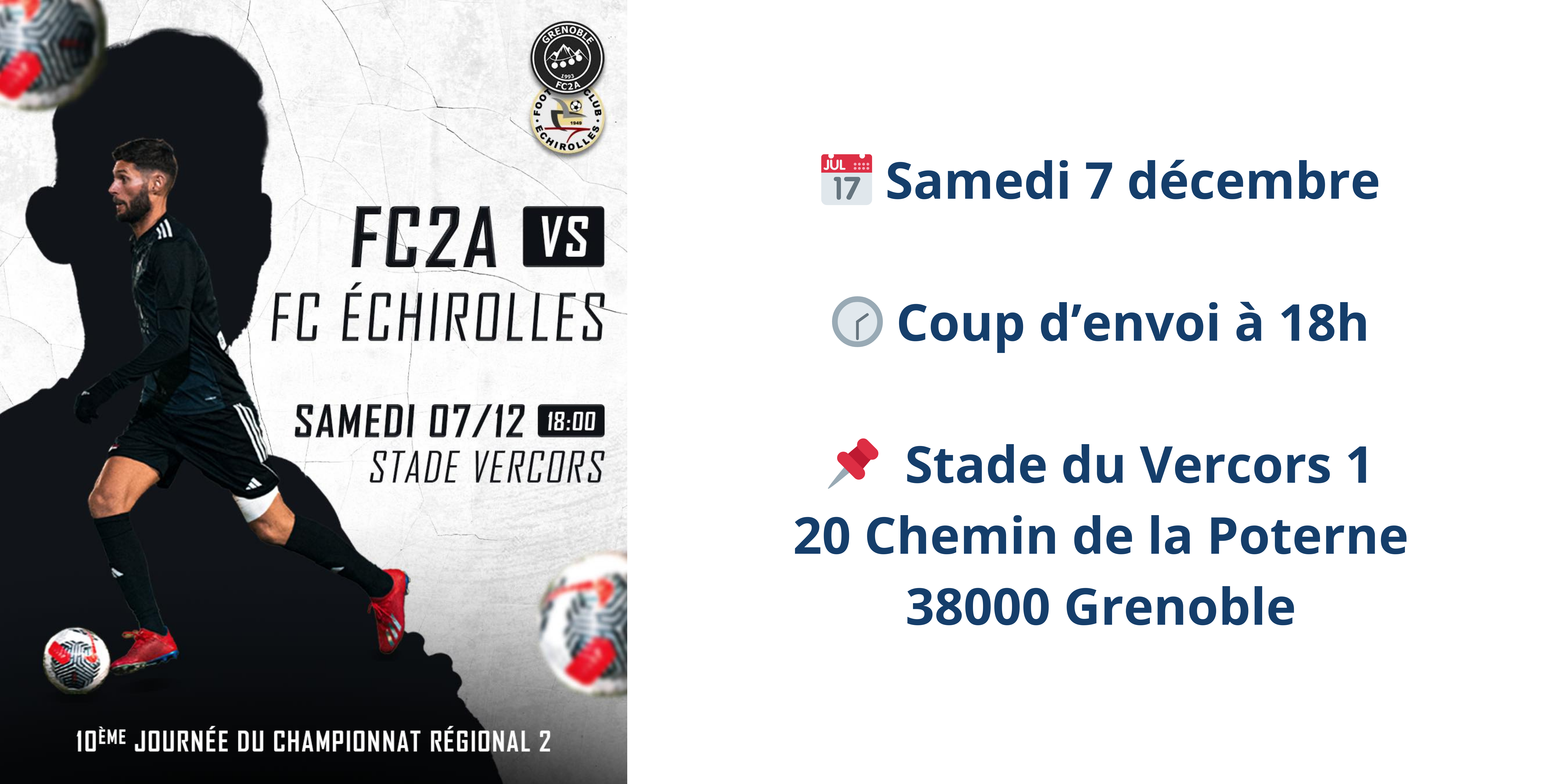 Championnat Régional 2 de football le samedi 7 décembre 2024