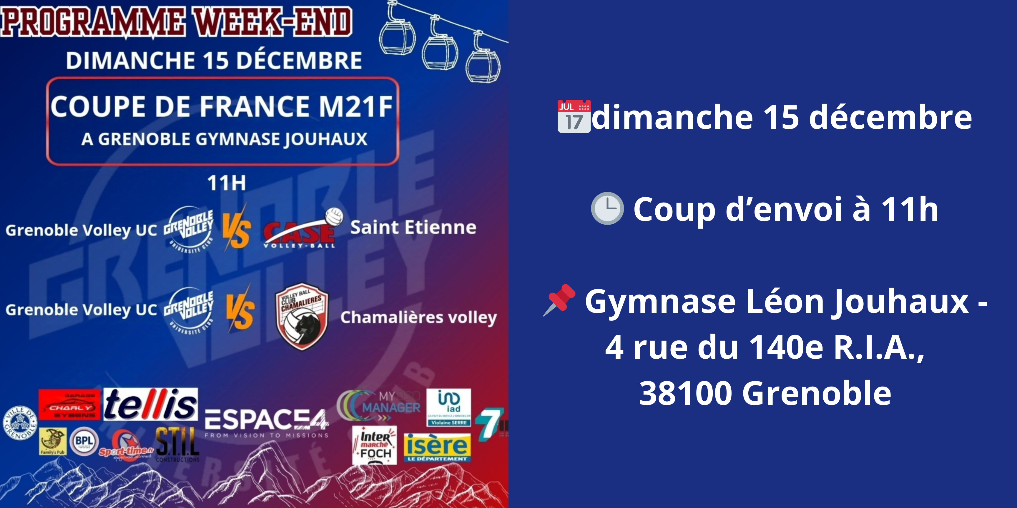 Coupe de France M21 Féminin le dimanche 15 décembre 2024