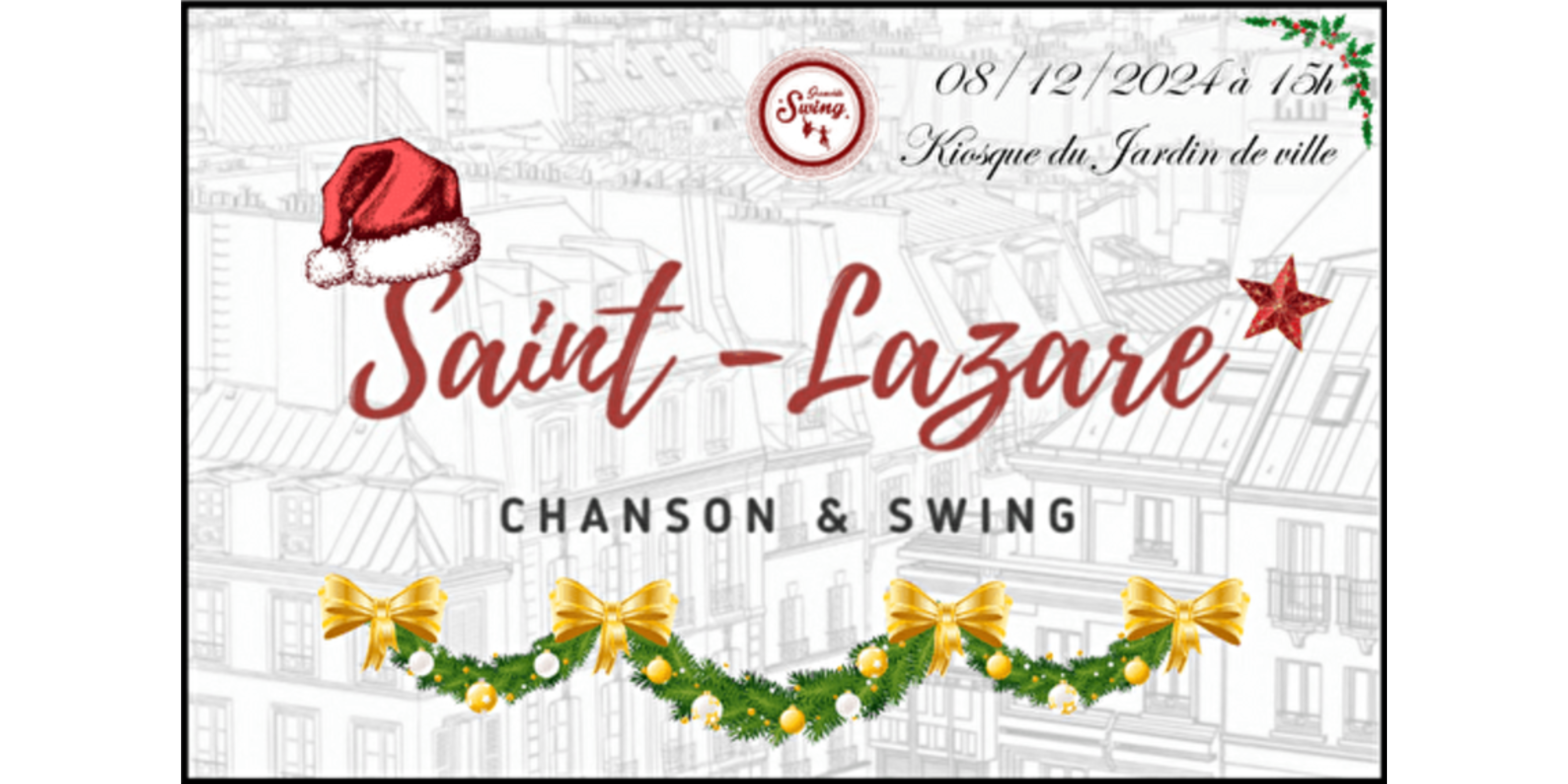 Swing au kiosque spéciale Noël du 8 décembre 2024