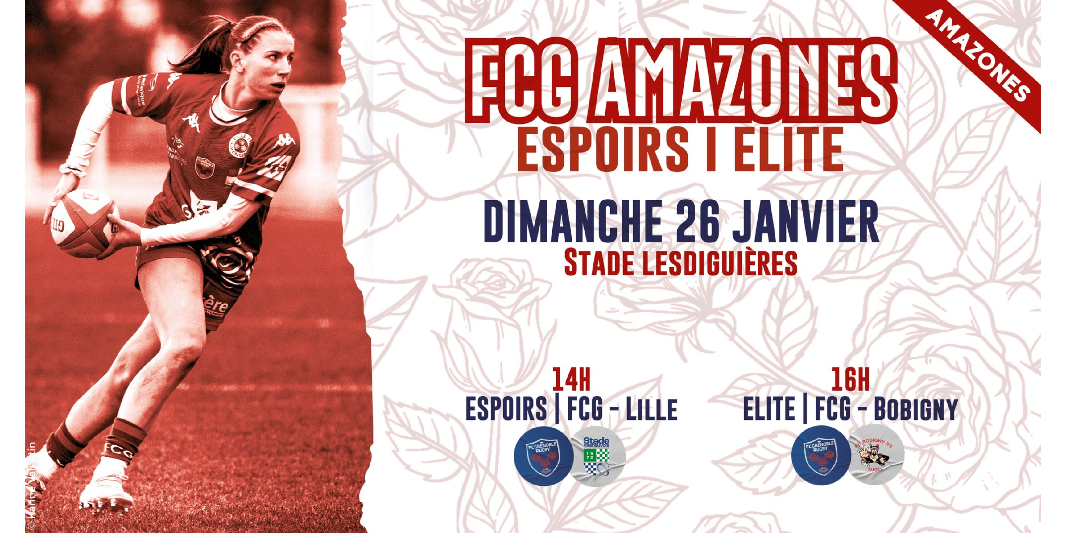 Championnat Élite et Espoirs féminin de rugby le 26 janvier 2025