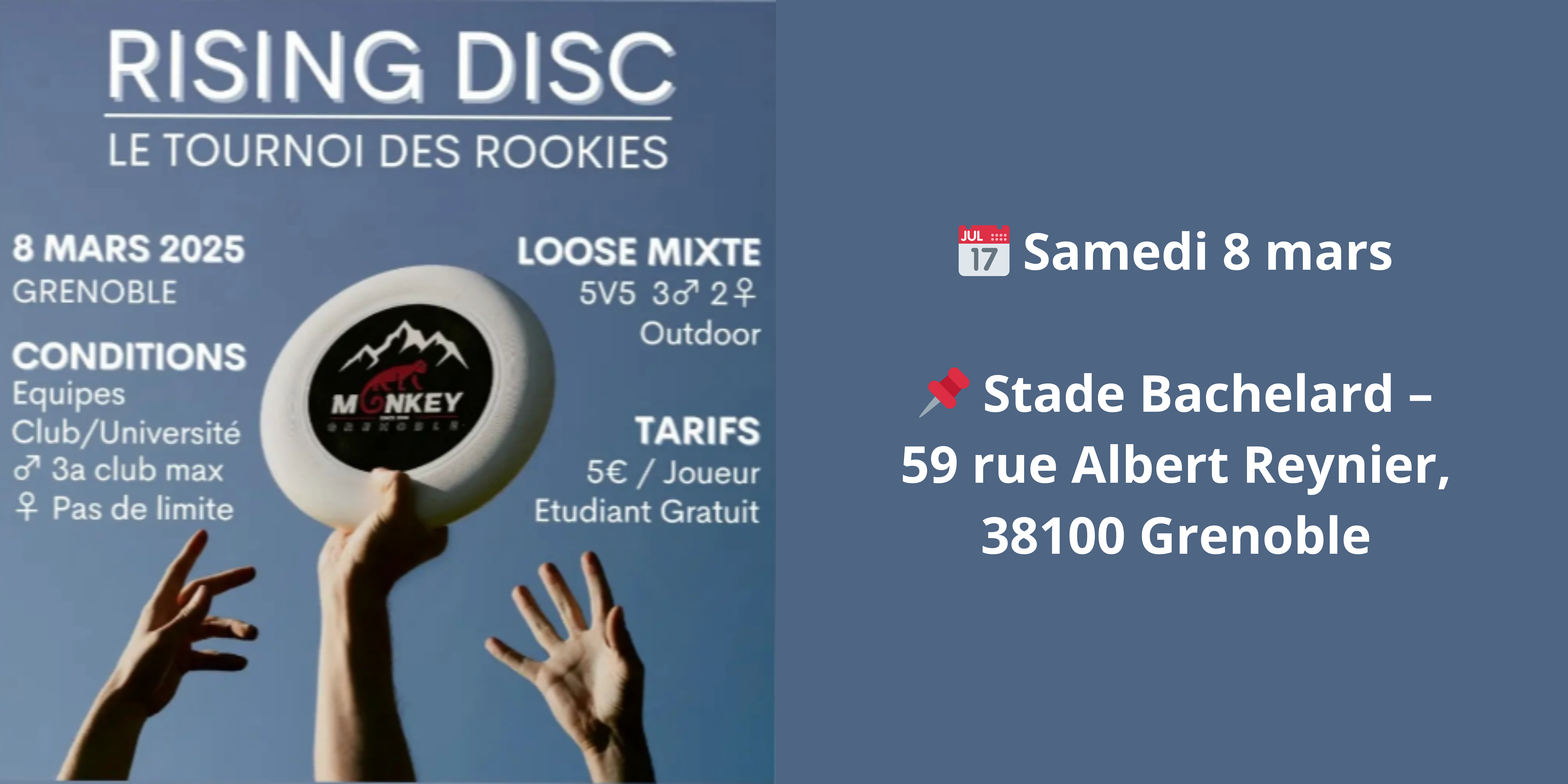 Rising Disc 2025 le 8 mars