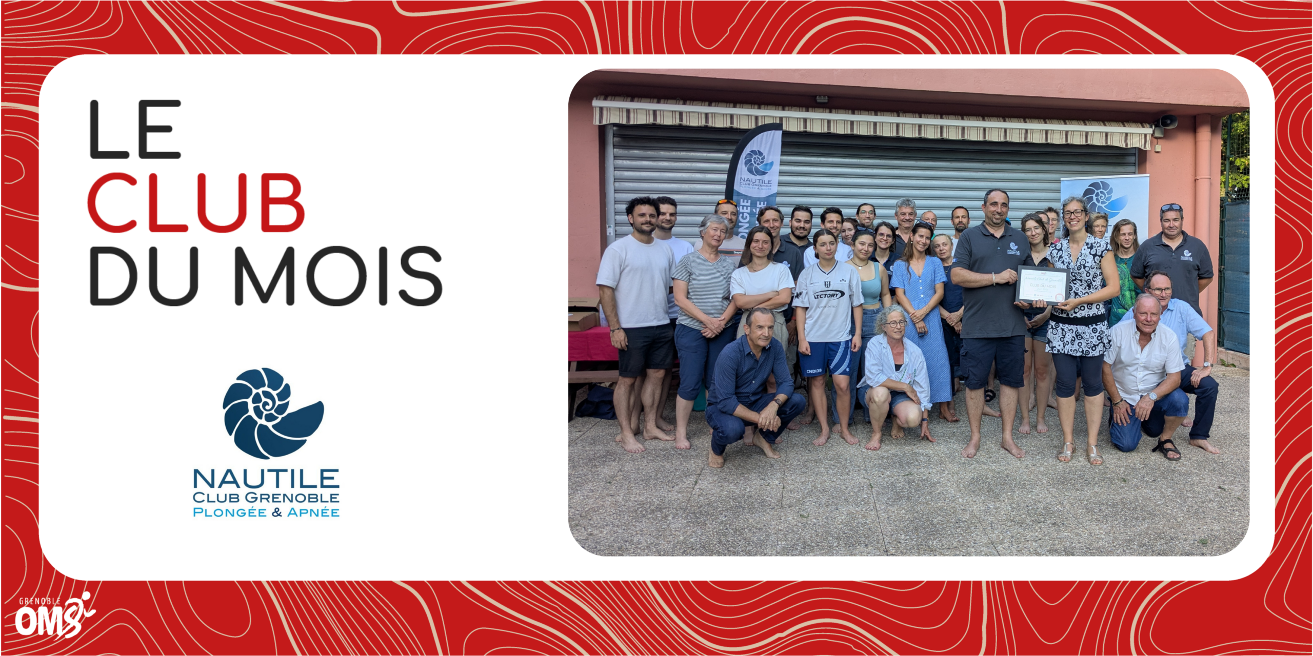 Club du mois de juin : Le Nautile Club de Grenoble mis à l’honneur