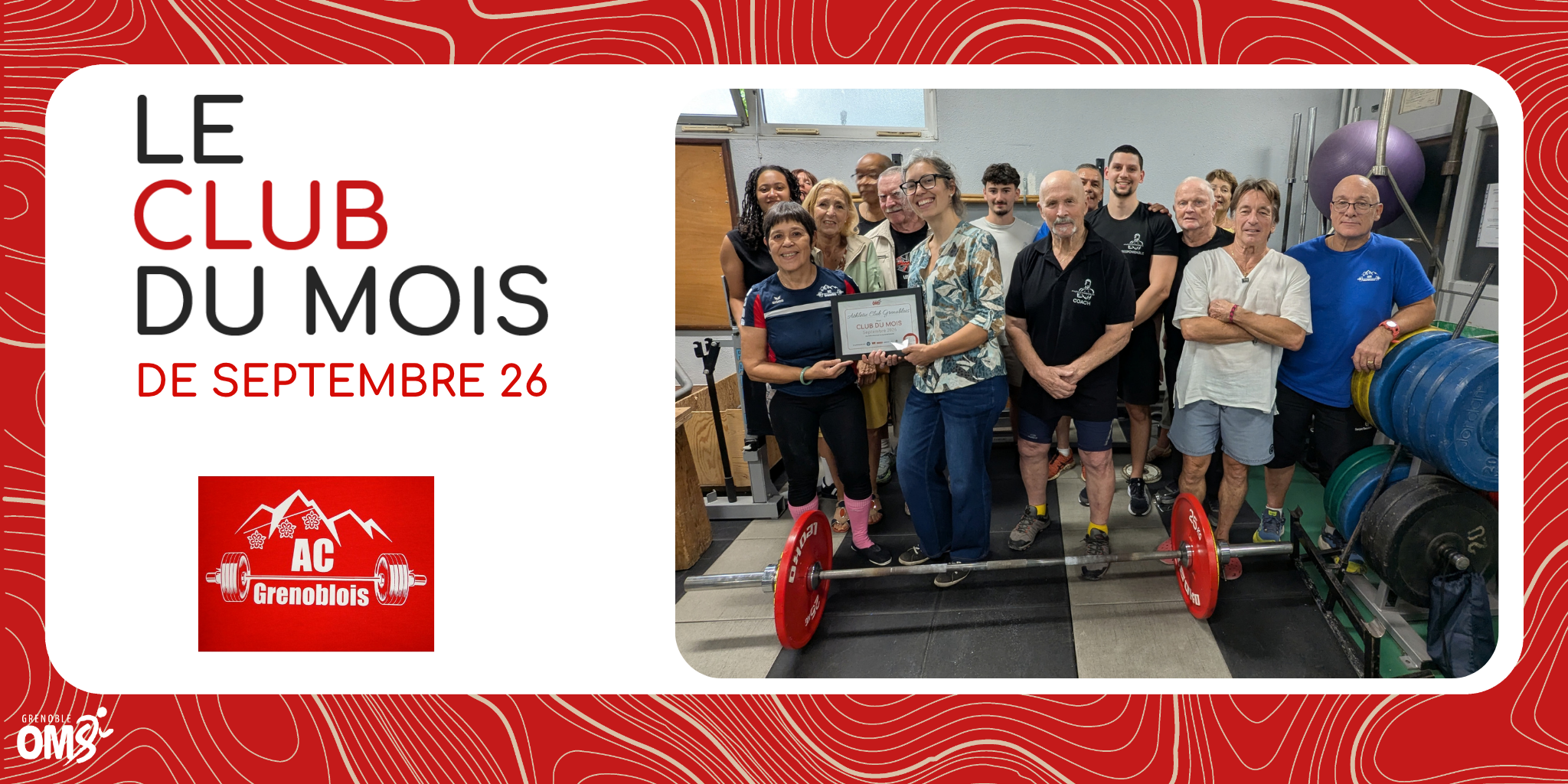 Club du mois de septembre : L’Athlétic Club Grenoblois mis à l’honneur